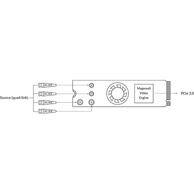 Magewell Eco Capture 12G SDI 4K Plus M.2